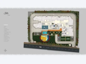 Site layout and master plan of Mivaan Eternus project in Beltola Guwahati