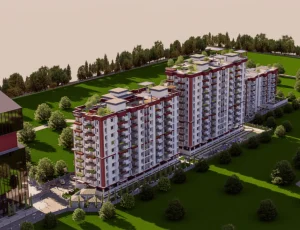 Top View of Empire Exotica Residential Towers and Landscaping Kahilipara Guwahati