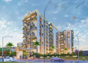 Divine Bliss Apartments Beltola Guwahati – Exterior Front View of Residential Towers