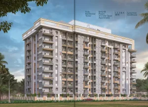 Divine Bliss Residential Tower in Beltola Guwahati – Daylight Full Elevation View