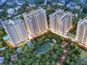 Aerial view of Piya Elite residential project in Khanapara